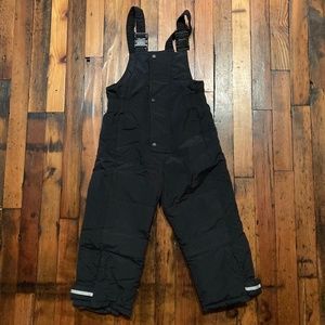 Hanna Andersson Black Snow Bibs Size 6-7 / 120
